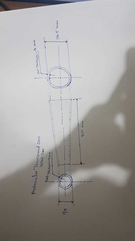Μηχανή κατασκευής χαρτιού κώνου από κεντρικό γυαλί για την παραγωγή φυσικού χαρτιού L 350 mm